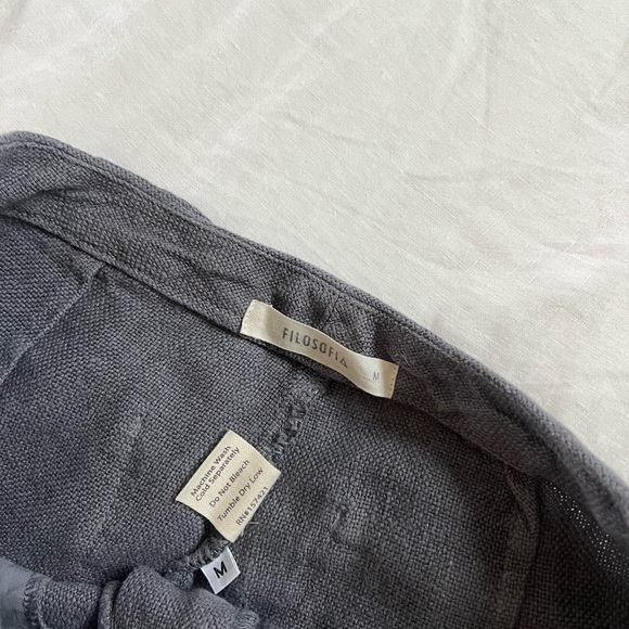 Filosofia Lexi linen wide leg Pants Size Medium - Picture 2 of 10